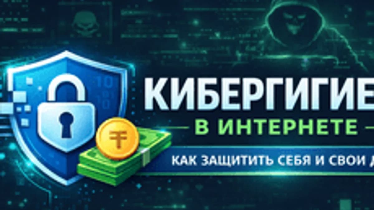 Обложка курса «Кибергигиена в интернете: как защитить себя и свои деньги» на Stepik