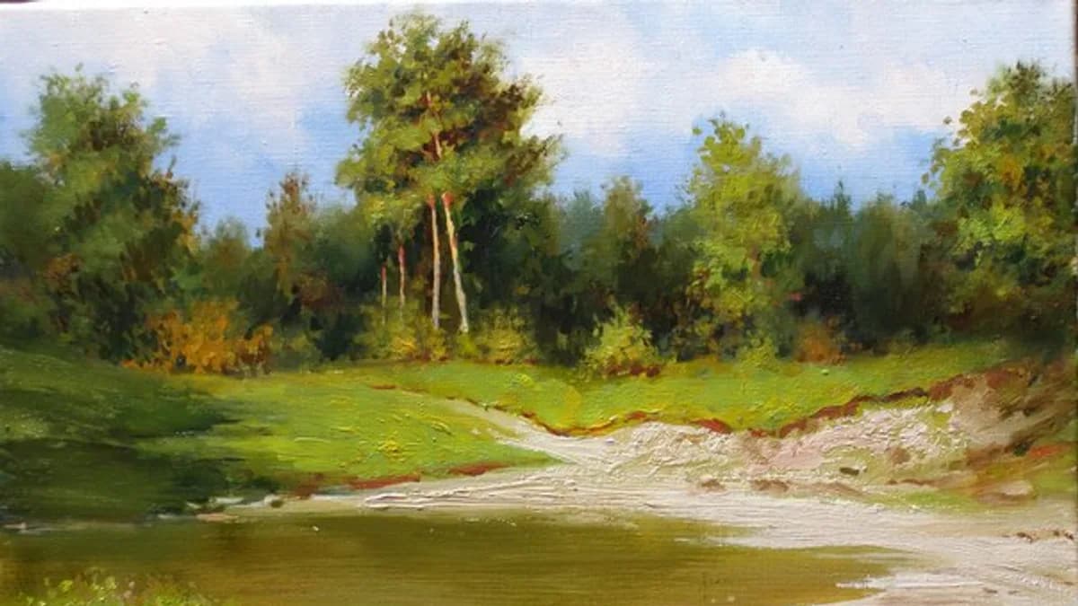 Обложка курса: Летний день (Александр Милюков). Площадка: Складчина.biz