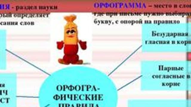 Обложка курса «Орфограммы по русскому языку 1-4 класс» на Stepik