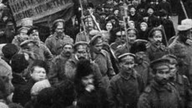 Обложка курса «Первые дни Октябрьской революции в Санкт-Петербурге» на Stepik