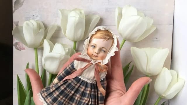 Обложка курса: Подвижная куколка в антикварном стиле (Ника Радюк). Площадка: Складчина.biz