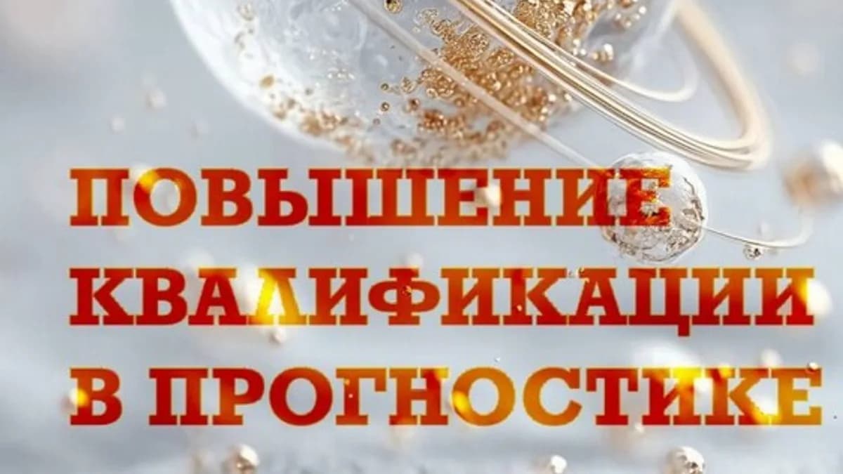 Обложка курса: Повышение квалификации в прогностике (Анастасия Шесточенко). Площадка: Складчина.biz