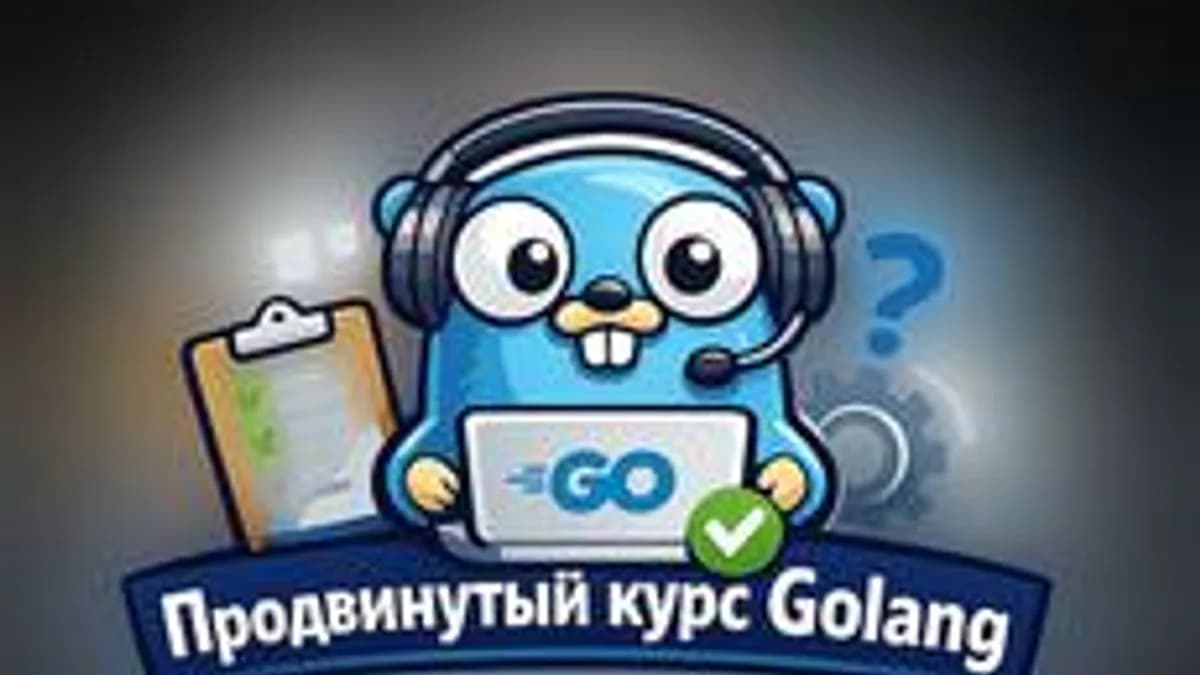 Обложка курса «Продвинутый курс Golang: успешное техническое собеседование» на Stepik