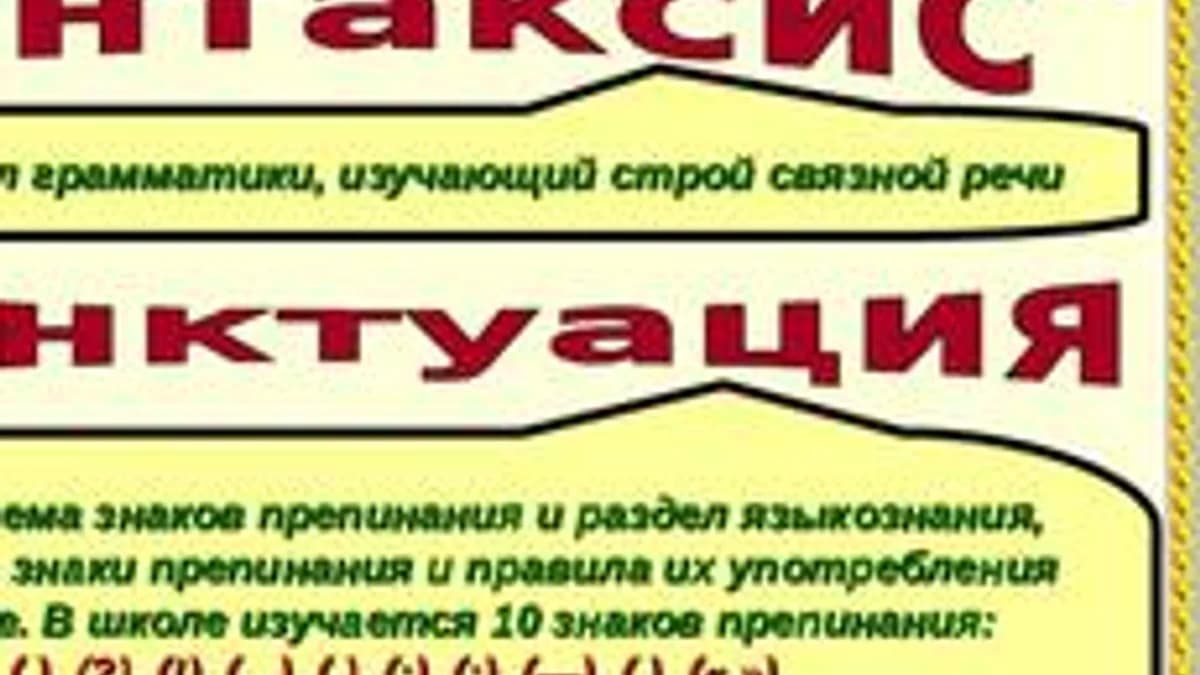 Обложка курса «Разделы русского языка. Синтаксис и пунктуация» на Stepik