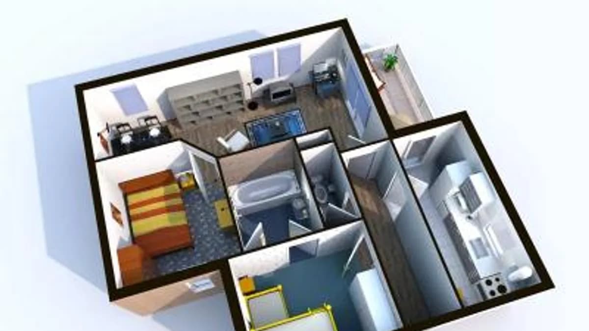 Обложка курса: Sweet Home 3D - Дизайн и планировка Вашей квартиры, 2014. Площадка: Складчина.biz