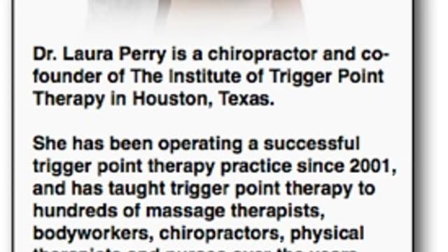 Обложка курса: Trigger Point Therapist. Терапия триггерных точек + перевод (Dr. Laura Perry). Площадка: Складчина.biz