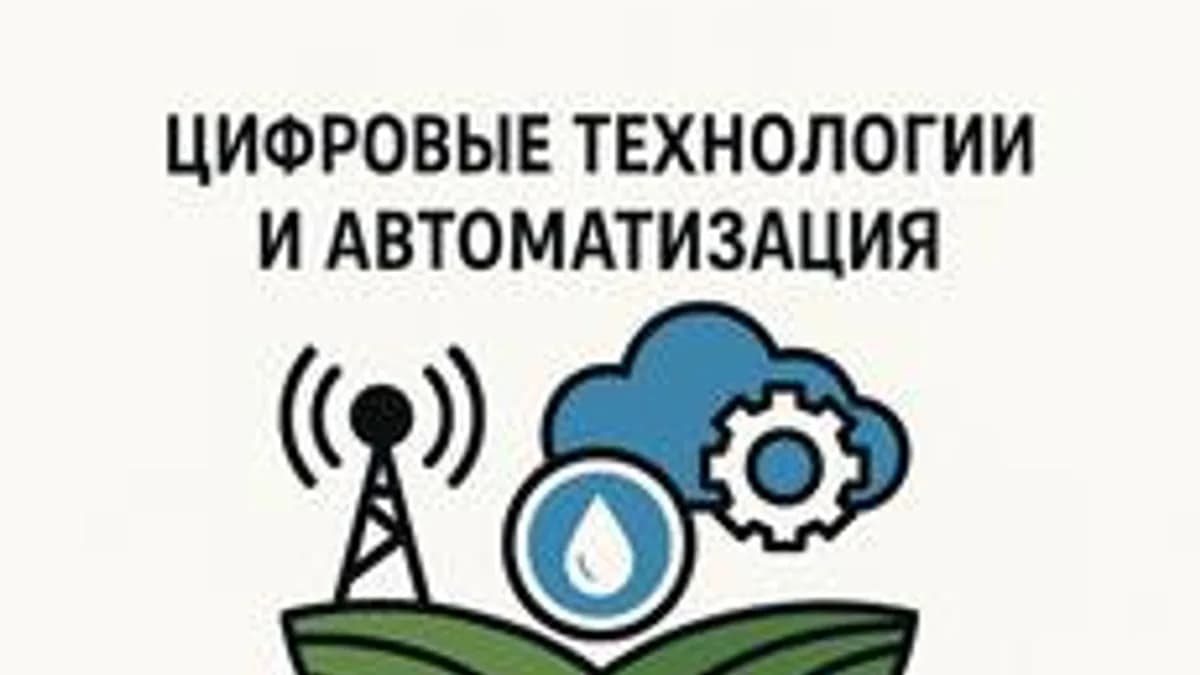 Обложка курса «Цифровые технологии и автоматизация в мелиорации» на Stepik