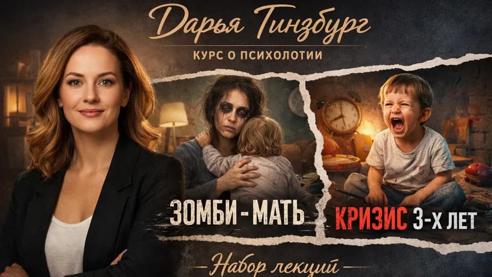 Набор лекций «Зомби - мать + Кризис 3 - х лет»
