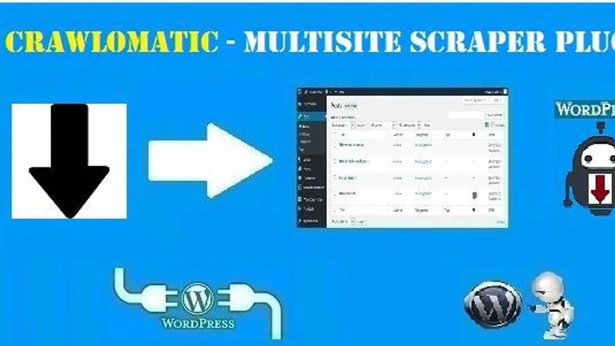 Обложка курса: WP Плагин Multi-site Scraper Post Generator (перевод). Площадка: Складчик