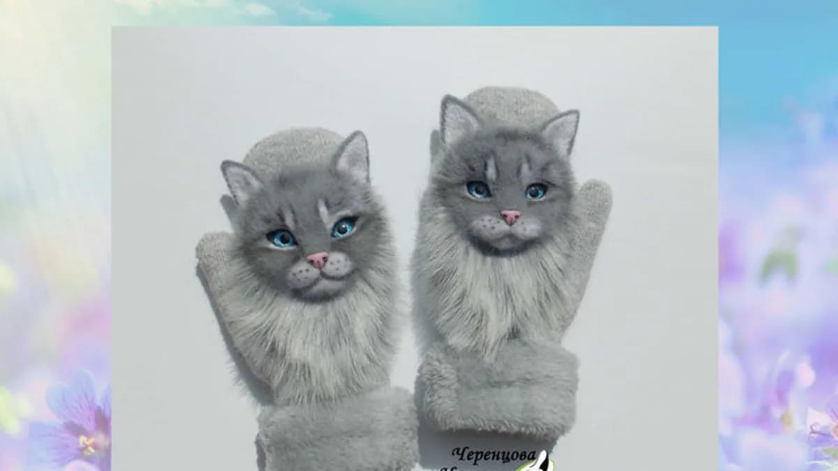 Обложка курса: Звероварежки. Котоварежки (Наталья Черенцова). Площадка: Складчина.biz