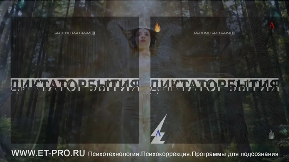 Обложка курса: ДиктаторБытия: Код внутренней тишины. Radionic program Hz-Вне.Над.Сообщение Подсознанию [Империя технологий]. Площадка: Складчик