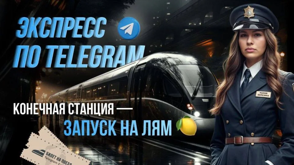 Обложка курса «Экспресс по Telegram. Запуск на Лям»