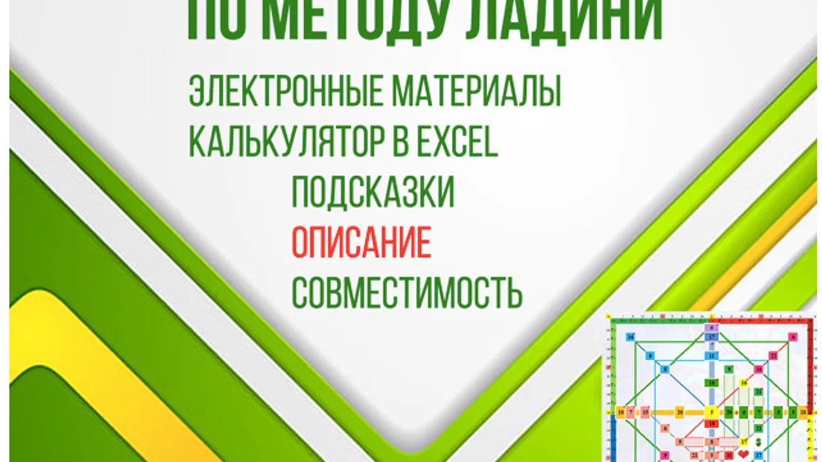 Обложка курса: [LBcards] Калькулятор максимум «Матрица жизни» по методу Ладини. Площадка: Складчина.biz