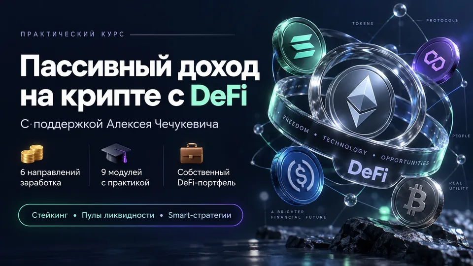 [Деньги в DeFi] Пассивный доход на крипте. Тариф Эксперт (2026)